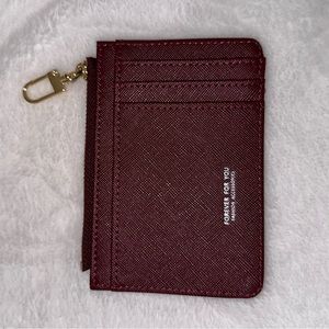 Maroon cardholder